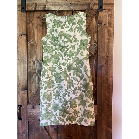 Sag Harbor floral dress Size 8 Empire Silhouette Square Neck - Picture 2 of 8